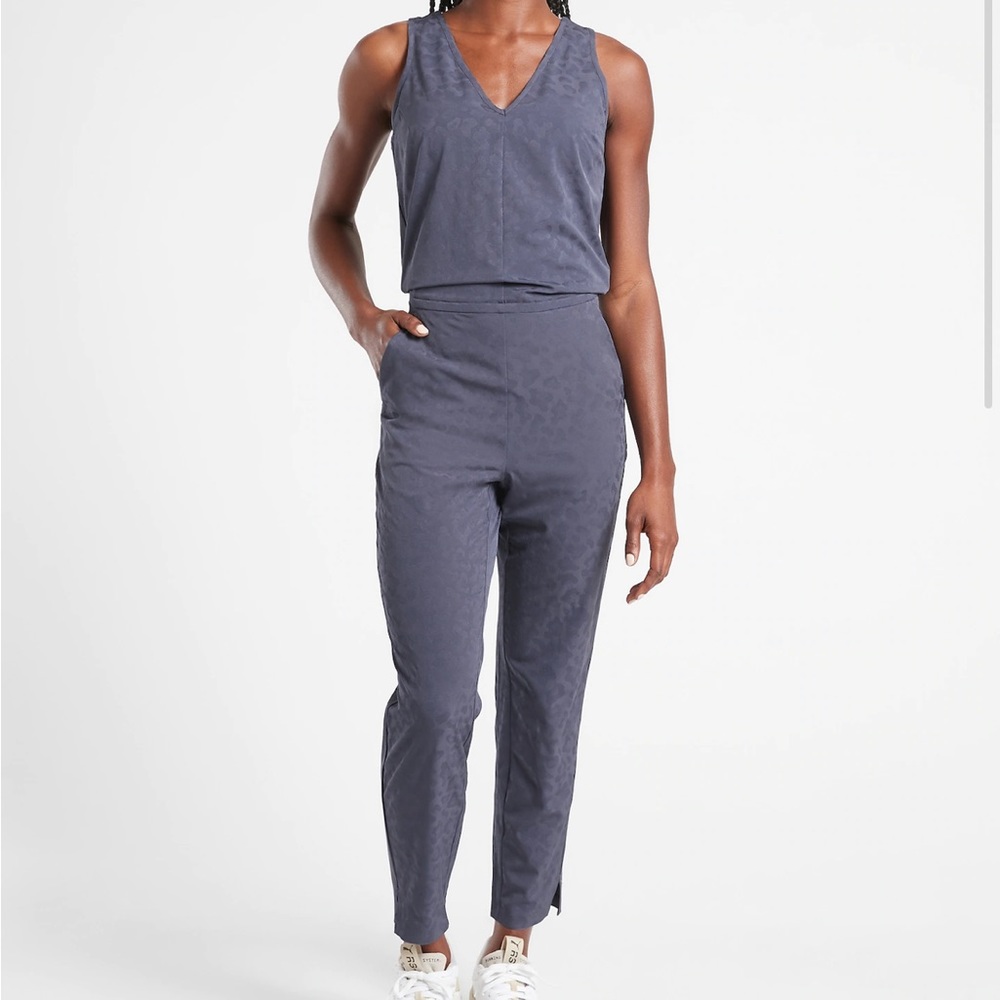 Athleta Women's Jumpsuit in Slate Gray